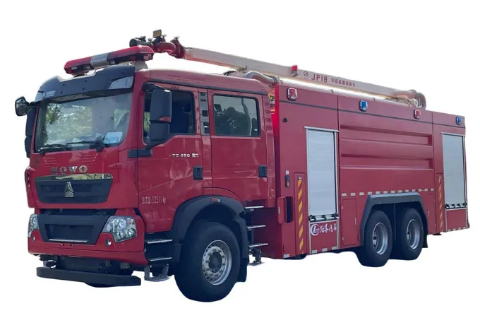 Sinotruk HOWO 4×2 18 Meter High Lift Sprinkler Fire Truck