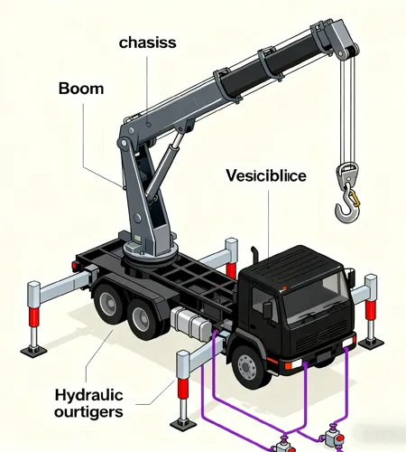 How Dose a Truck with Crane Work？