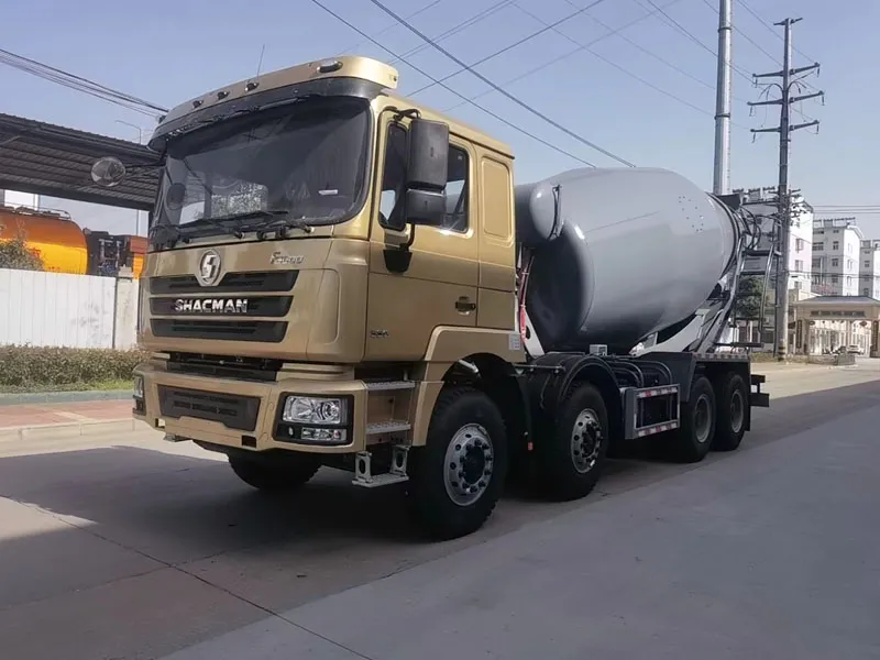 construction truck with drill