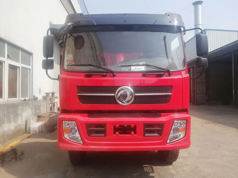 construction truck with roller