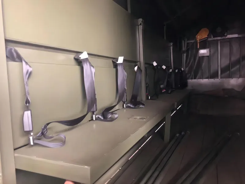 scooper construction truck