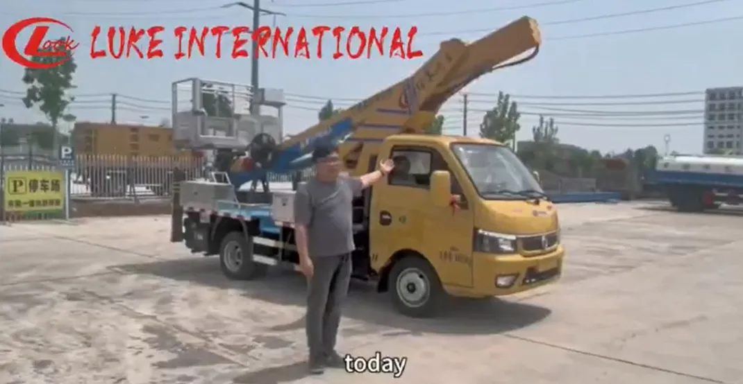 Dongfeng 18m Aerial Work Vehicle Supplied to a Philippine Municipal Office