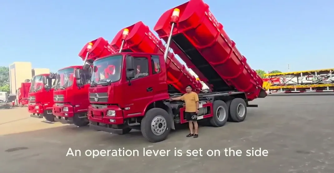 Dongfeng 25-Ton Fully Enclosed Leak-Proof Transport Dump Truck