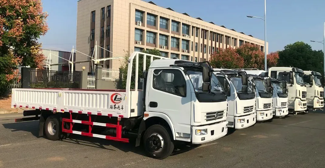 Four Cargo and Two Sprinkler Trucks Delivered to Power Plants in Papua New Guinea