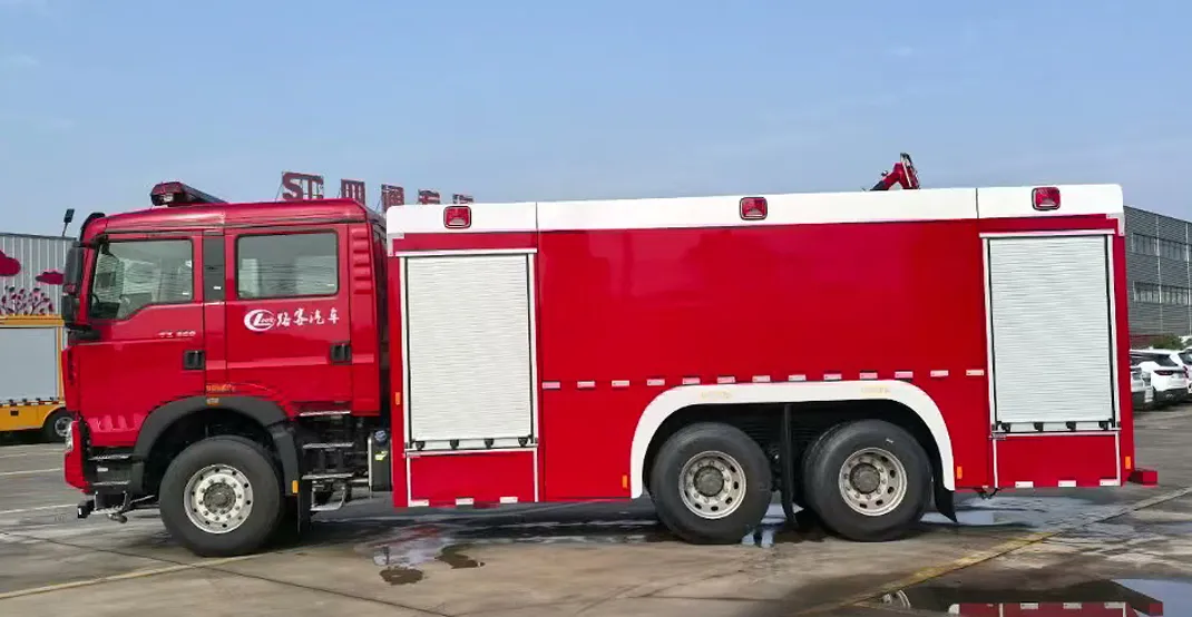 SINOTRUK 12,000L Fire Truck Shipped to Argentina Supports Local Fire Department