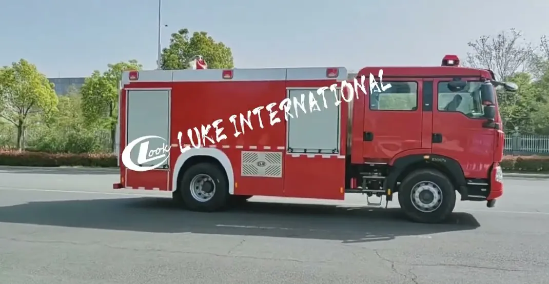SINOTRUK 8-Ton Fire Truck Shipped to Tanzania Safeguards Industrial Parks
