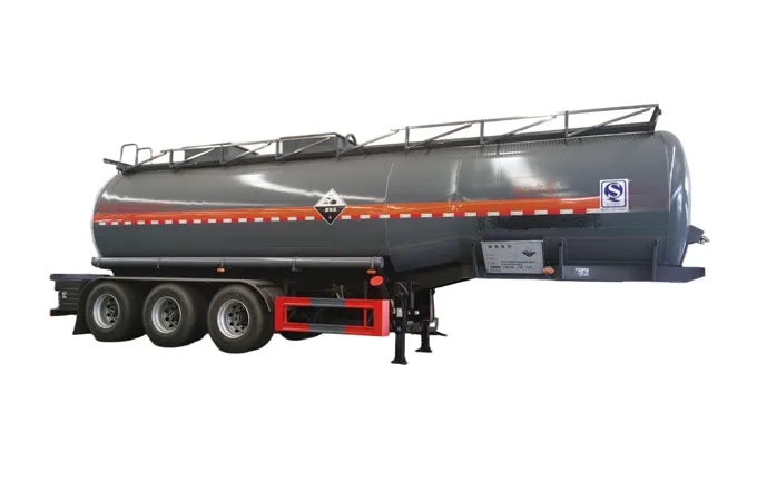 30 Cubic Corrosion-Resistant Semi-Trailer Tank Truck