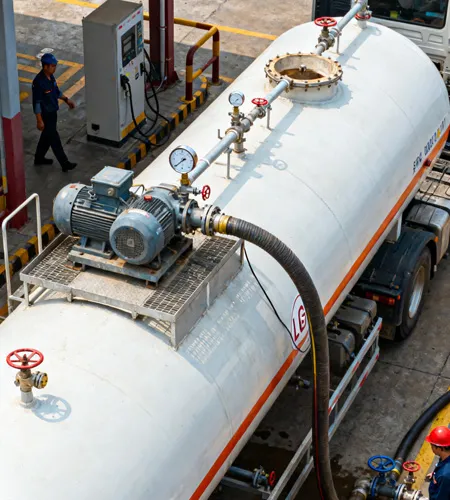 How dose a LPG storage tanker work？