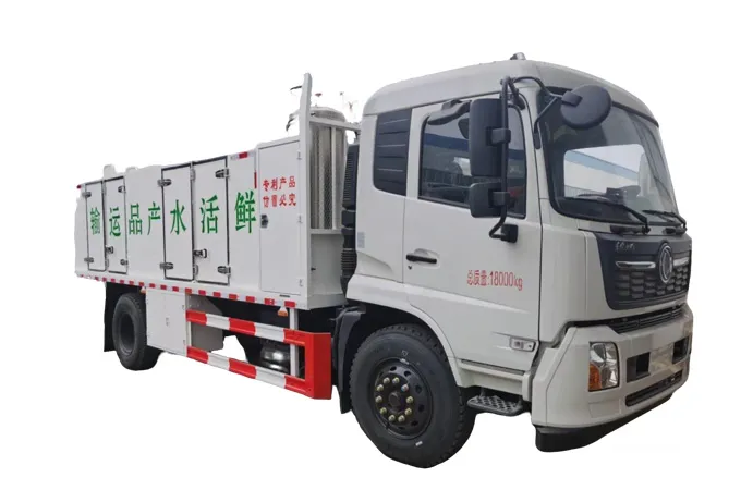 Dongfeng Tianjin Live Fish Transport Vehicle