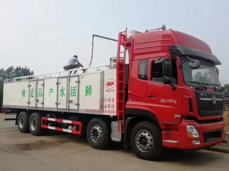 construction truck and trailer