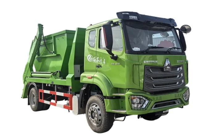 Sinotruk Truck HOWO Swing-arm Garbage Truck
