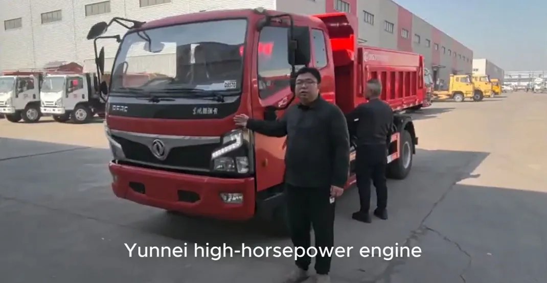 Dongfeng 5 Tons Dump Trucks Export to South Africa for Local Construction