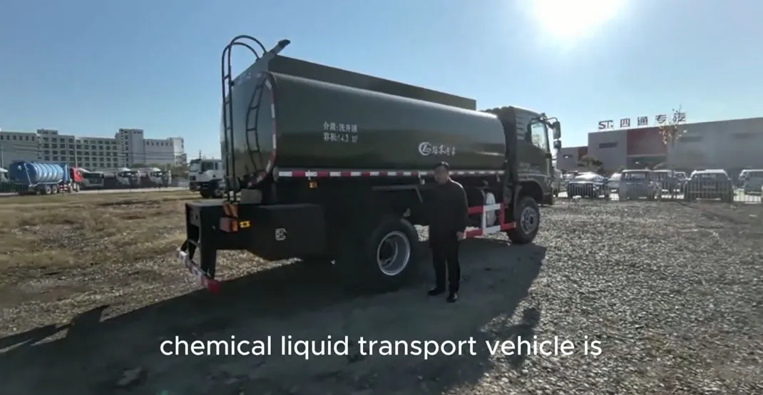 Export Dongfeng 4x4 All Terrain Chemical Transport Vehicle to Yemen