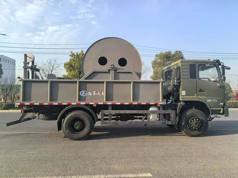 dongfeng four wheel drive continuous tubing work vehicle oem