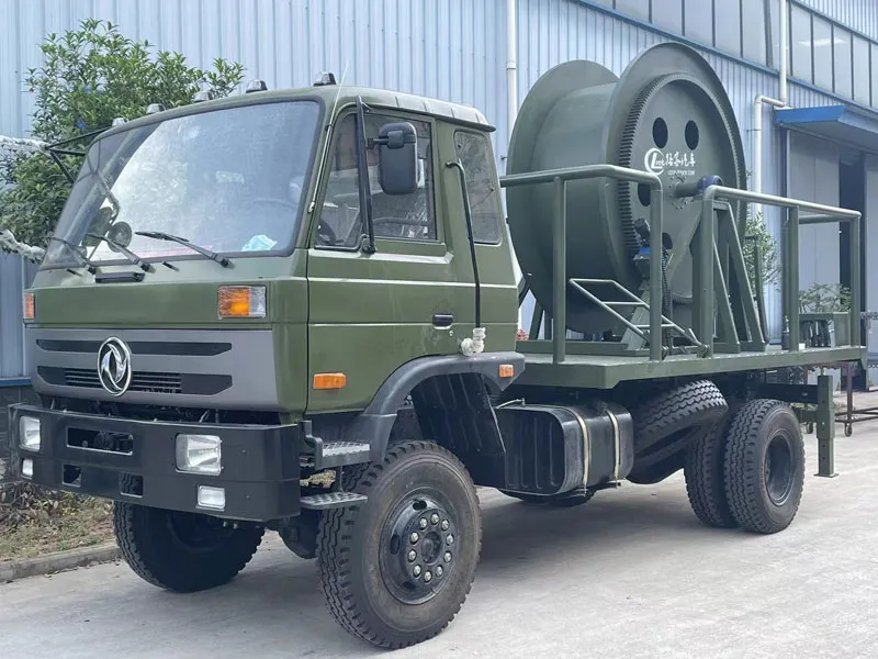 dongfeng four wheel drive pump truck exporter