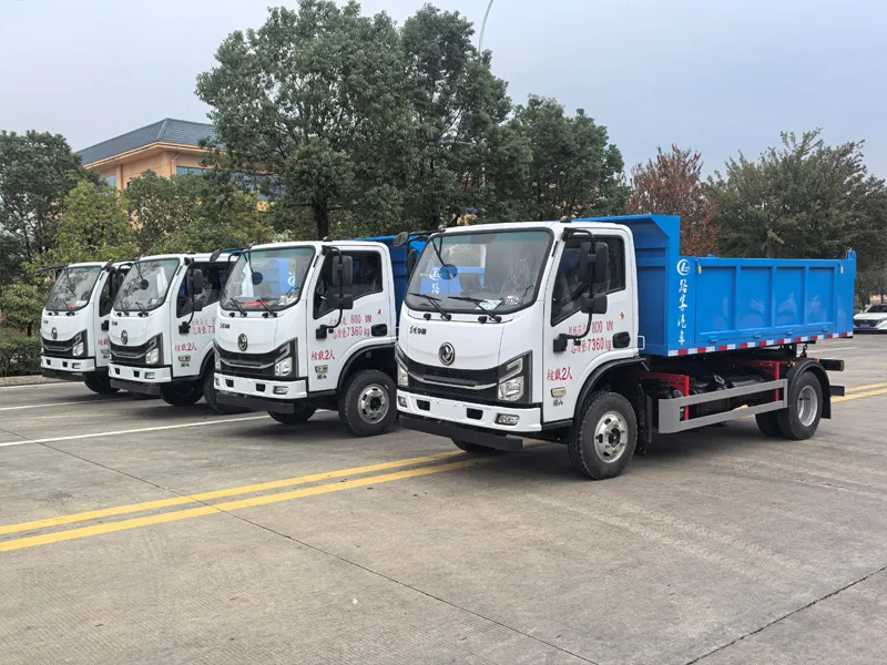 transport truck and trailer