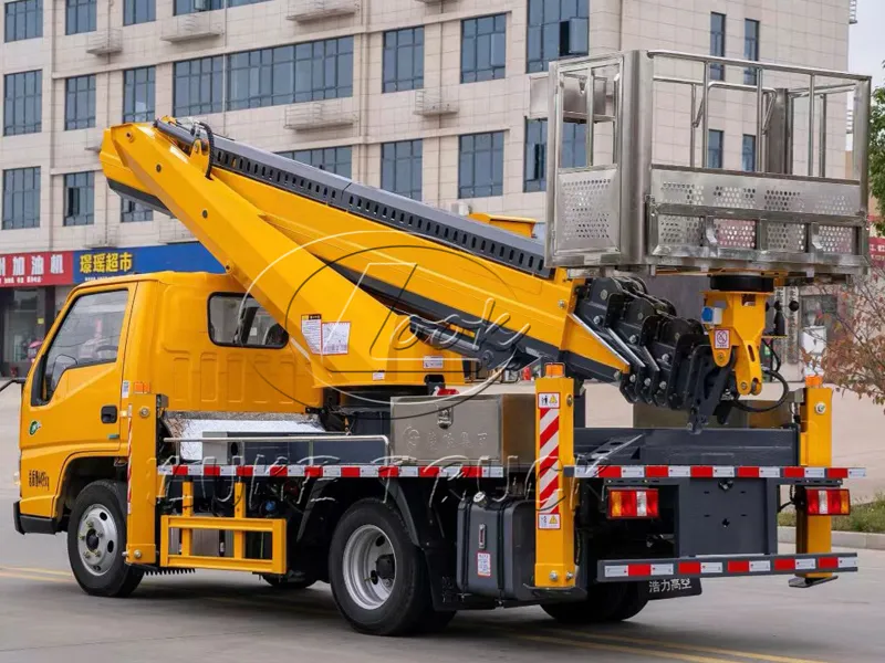 Jiangling 23-meter single-row Aerial Working Platform Truck