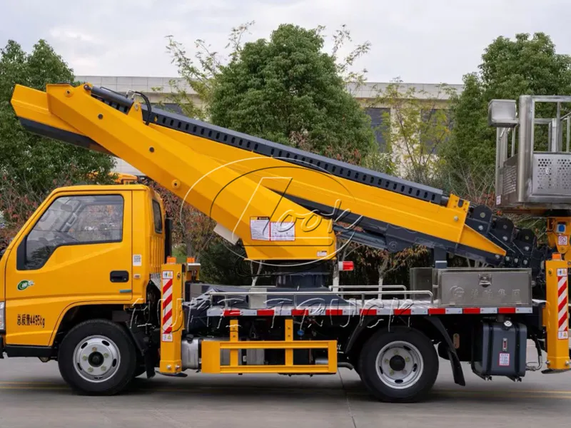 Jiangling 23-meter single-row Aerial Working Platform Truck