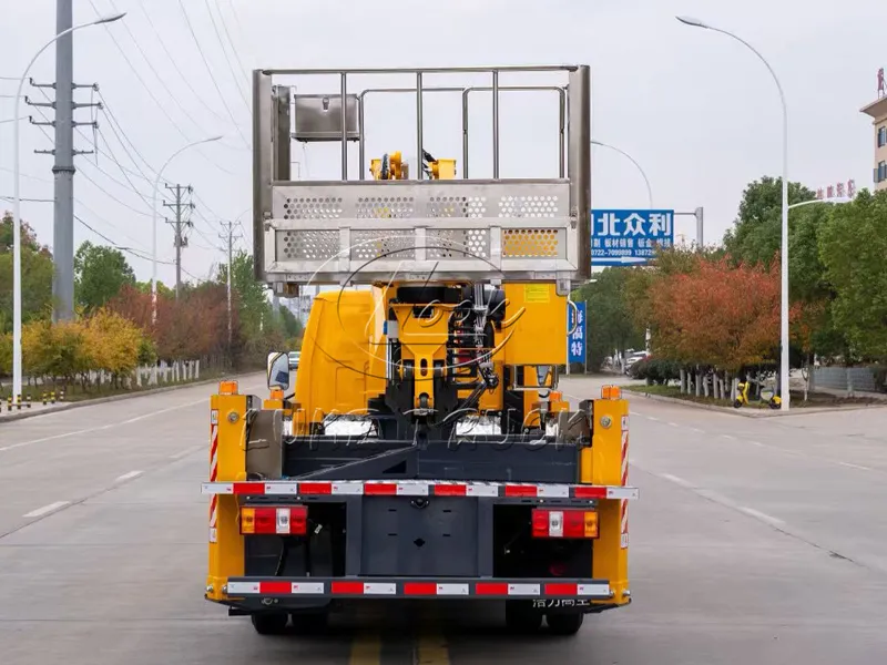 Jiangling 23-meter single-row Aerial Working Platform Truck