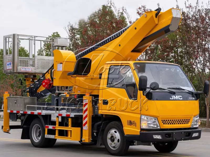 Jiangling 23-meter single-row Aerial Working Platform Truck
