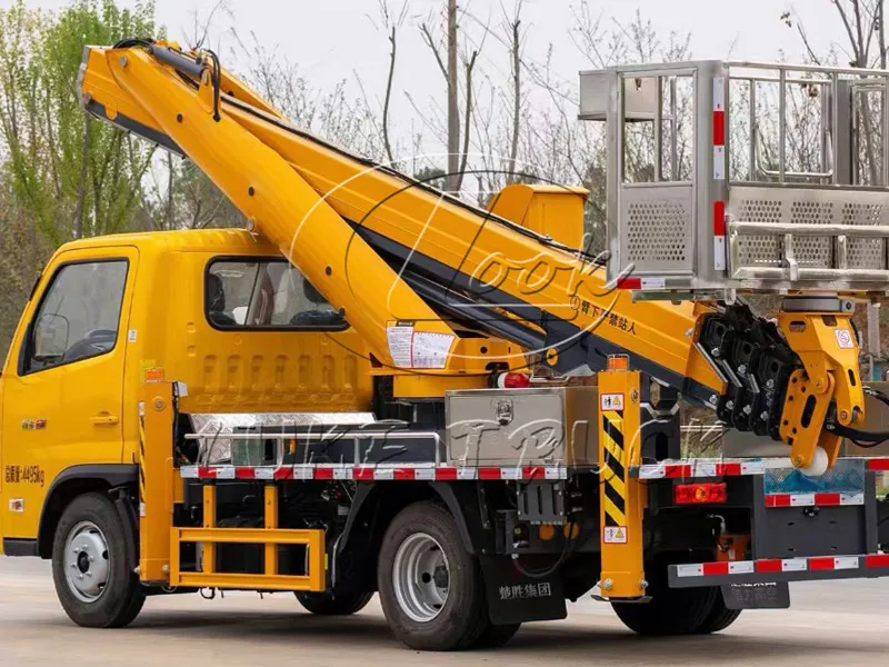 Jiangling 23-meter single-row Aerial Working Platform Truck