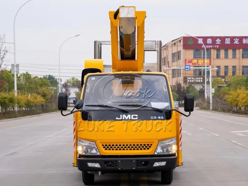 Jiangling 23-meter single-row Aerial Working Platform Truck