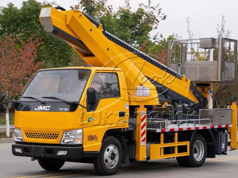 Jiangling 23-meter single-row Aerial Working Platform Truck