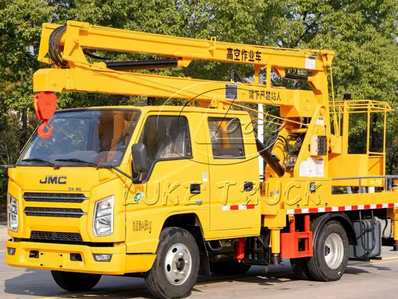 Jiangling double-row 22-meter Fold-Arm Aerial Working