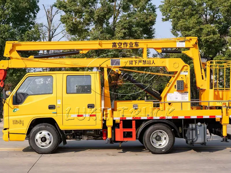 Jiangling double-row 22-meter Fold-Arm Aerial Working