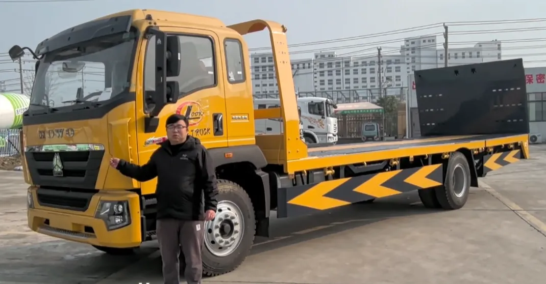 Sinotruk Howo wrecker tow truck export to Algeria,Serve the local transportation industry.