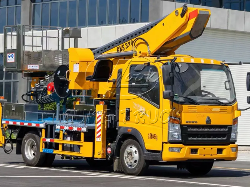 Heavy Duty Truck Wangpai 28-meter Aerial Working Platform Truck