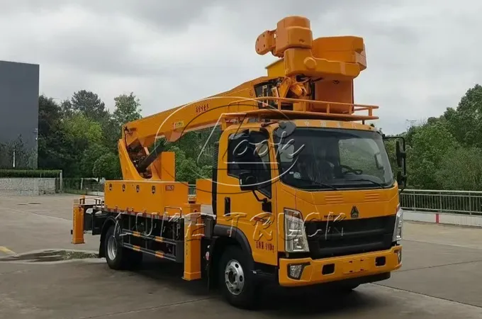 Heavy Duty Truck Wangpai insulated Aerial Working Platform Truck