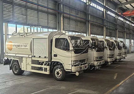 Hubei Luke's 5 Small Mobile Aircraft Refuelers Shipped to Myanmar