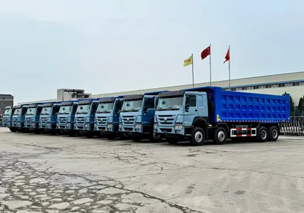 Sinotruk Howo Tipper Trucks Produced by Hubei Luke Shipped in Batches to Guinea