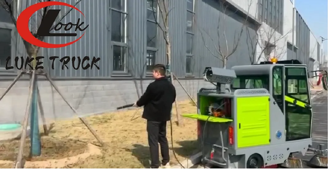 Operation Video of a Small Electric Cleaning Vehicle Customized for a Southeast Asian Client