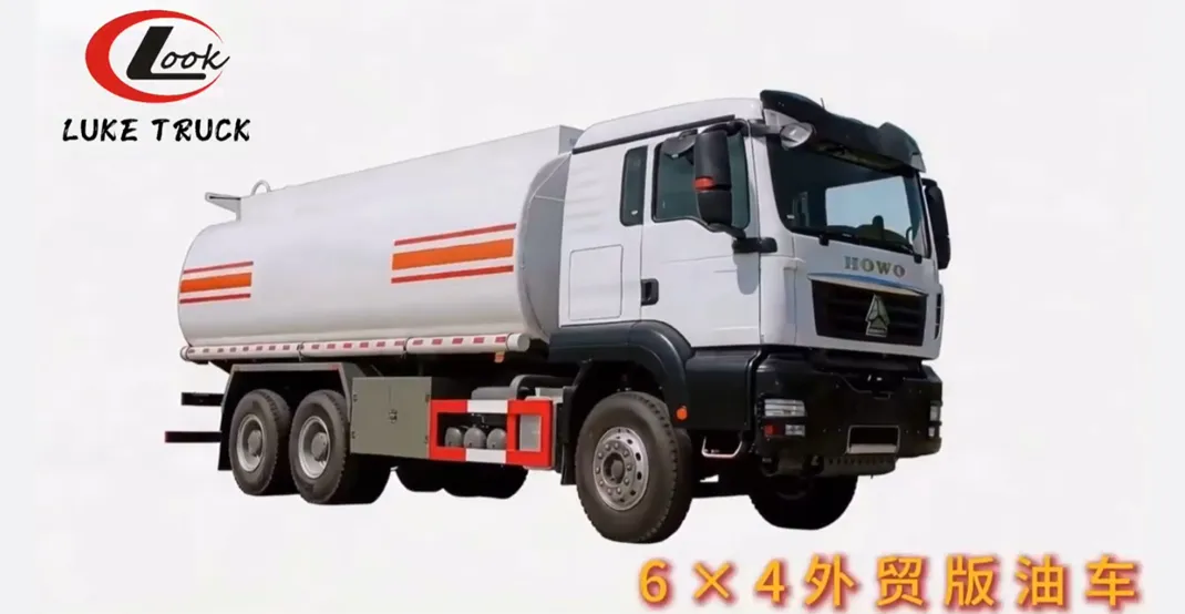25m³ Sinotruk Howo 6×4 Fuel Tanker | Manufactured by Hubei Luke Special Automotive