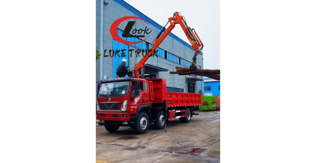 New Grab Truck Commissioning on Site | Hubei Luke Special Automobile Co., Ltd.