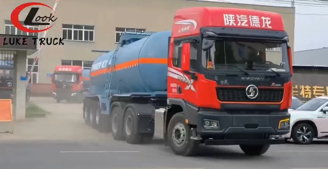 Tri-Axle Semi-Trailer Chemical Liquid Tank Trucks Shipped to the Middle East | Hubei Luke Automotive