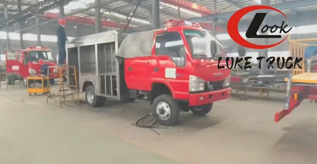 Two Isuzu Fire Trucks Under Production for Argentina
