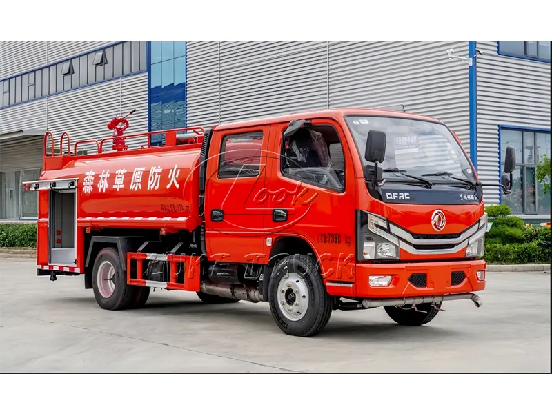 dongfeng 5m water tank fire sprinkler truck 6