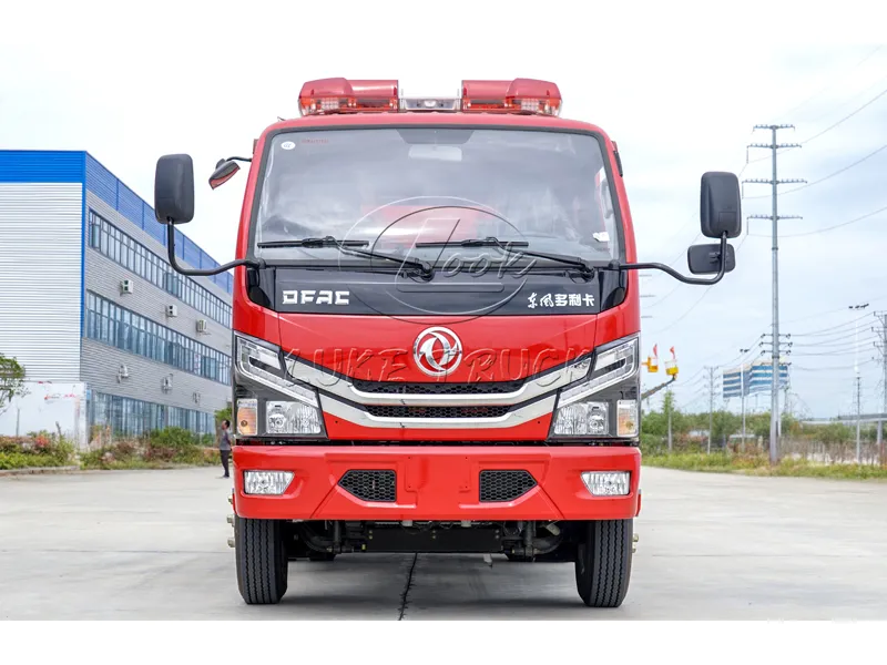 dongfeng furuika water tank fire sprinkler truck 2