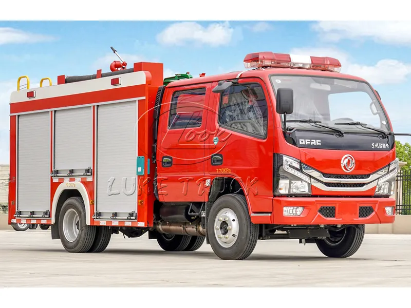 dongfeng furuika water tank fire sprinkler truck 3