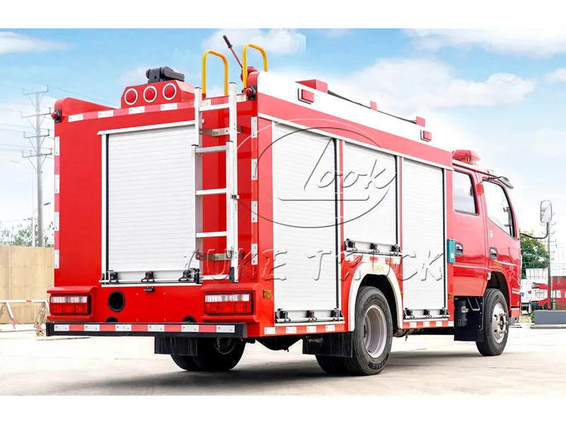 dongfeng furuika water tank fire sprinkler truck 4
