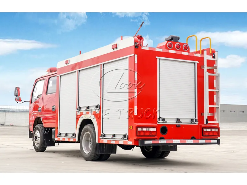 dongfeng furuika water tank fire sprinkler truck 5