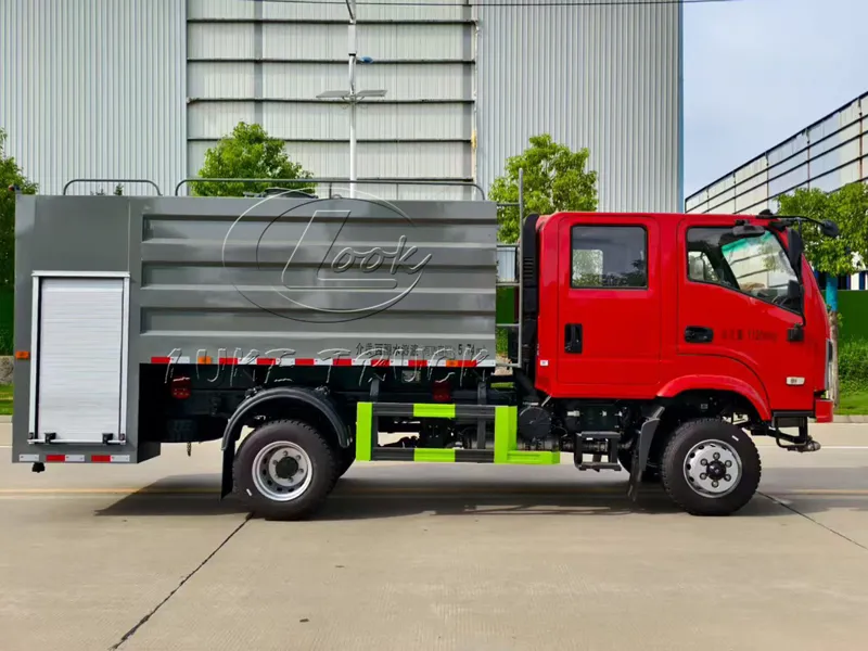 dongfeng huashen water tank fire sprinkler truck 6