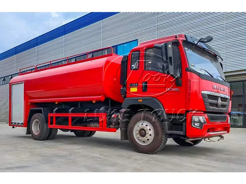 sinotruk howo 12m water tank fire sprinkler truck 1