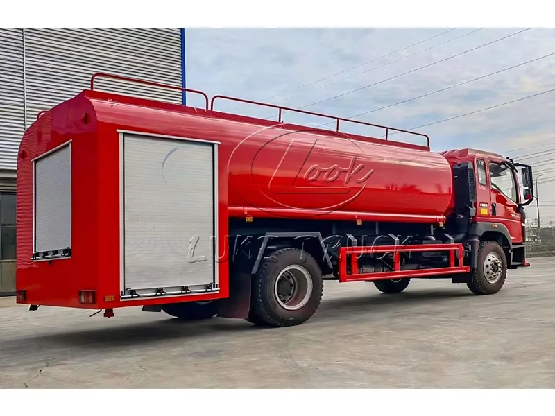 sinotruk howo 12m water tank fire sprinkler truck 3