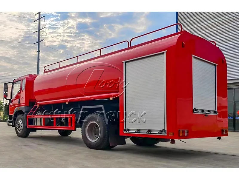 sinotruk howo 12m water tank fire sprinkler truck 5