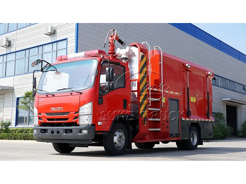 Isuzu -Equipped Compressed Air Foam Fire Truck