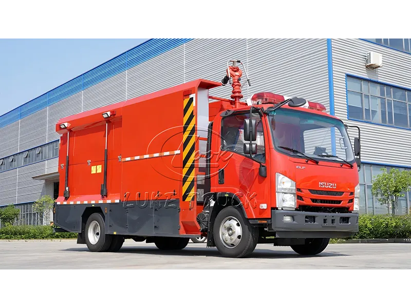 Isuzu -Equipped Compressed Air Foam Fire Truck